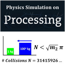 Physics simulation on Processing